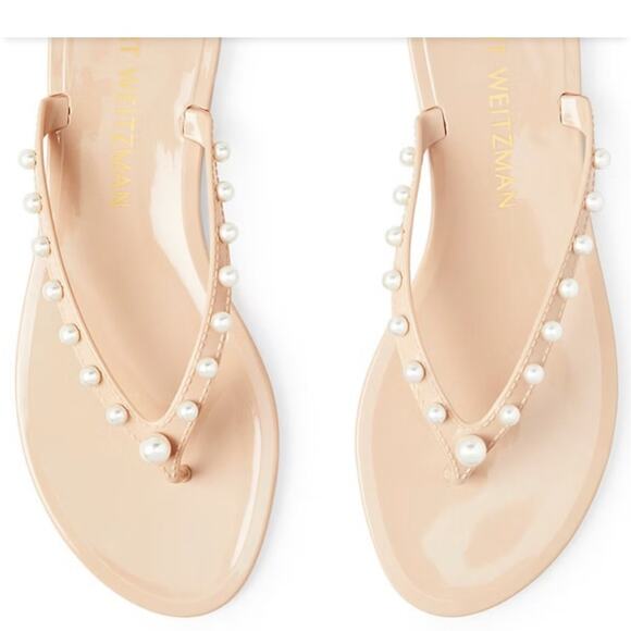 Stuart Weitzman GOLDIE JELLY FLIP FLOP Size 11 - Picture 5 of 10